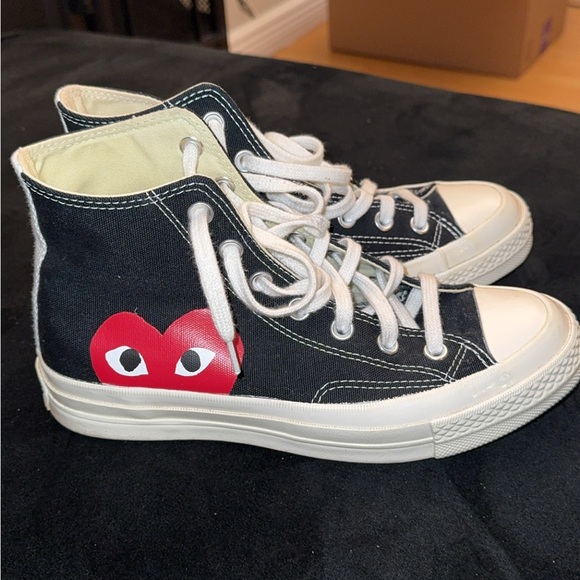 Commes De Garçon Converse collab hightop shoes size 6 in men’s - Picture 2 of 6